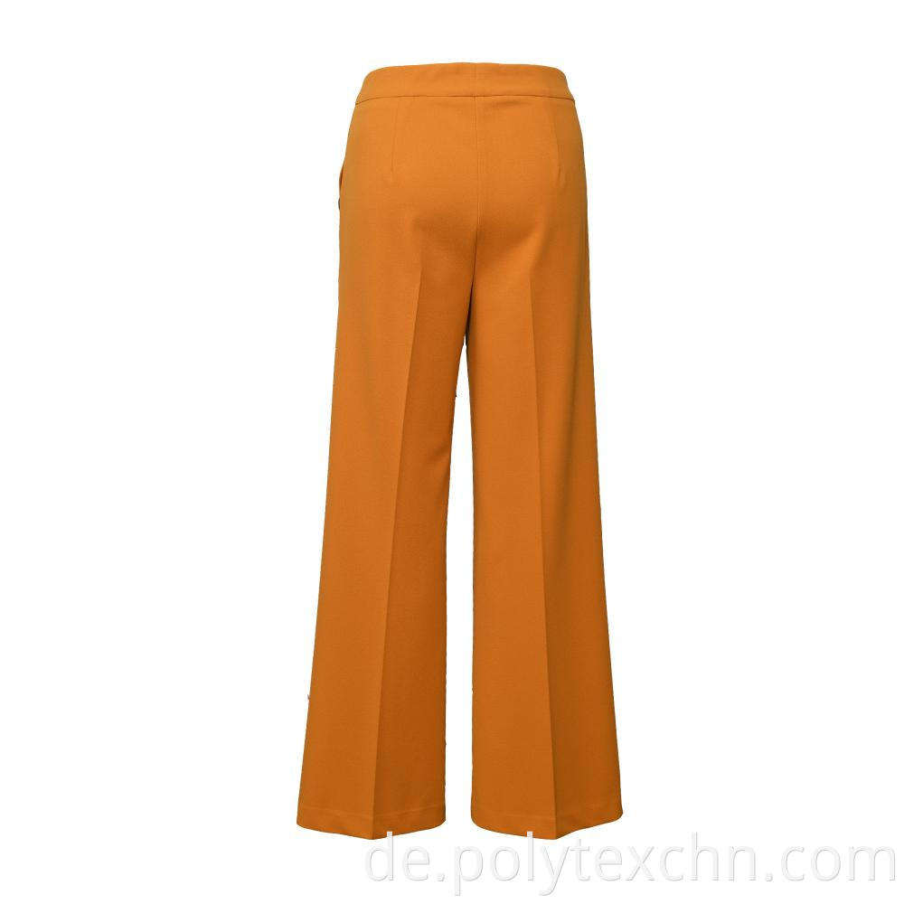 Woman Scuba Crepe Pants Wide Legs